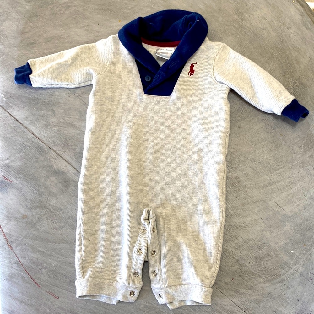 Gently used Ralph Lauren sweater onesie.